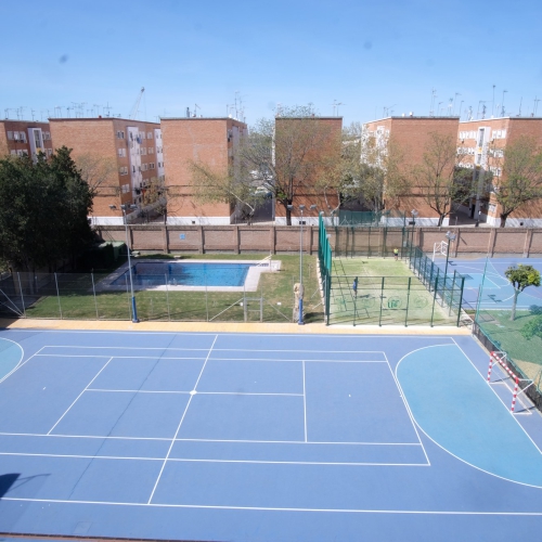 Pista de fútbol sala y tenis